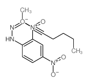 2,4-dinitro-N-(oct-3-yn-2-ylideneamino)aniline结构式