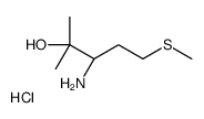 (3S)-3-amino-2-methyl-5-methylsulfanylpentan-2-ol,hydrochloride structure