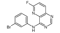 N-(3-Bromophenyl)-6-fluoropyrido[3,2-d]pyrimidin-4-amine Structure
