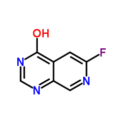 6-氟吡啶并[3,4-d]嘧啶-4-醇结构式