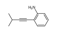 2-(3-methyl-1-butynyl)aniline结构式