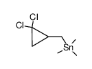 1,1-dichloro-2-trimethylstannylmethyl cyclopropane Structure