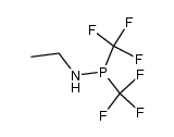 Ethylaminobis(trifluoromethyl)phosphine Structure