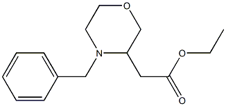 ethyl 2-(4-benzylmorpholin-3-yl)acetate Structure