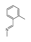 N-methyl-1-(2-methylphenyl)methanimine结构式