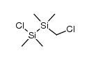 1-chloro-2-chloromethyl-1,1,2,2-tetramethyl-disilane Structure