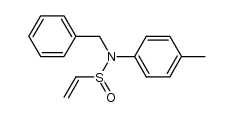 N-benzyl-N-(p-tolyl)ethenesulfinamide结构式