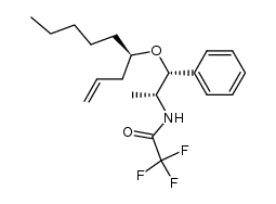 2,2,2-trifluoro-N-((1R,2R)-1-((R)-non-1-en-4-yloxy)-1-phenylpropan-2-yl)acetamide Structure
