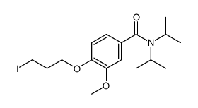 4-(3-iodopropoxy)-3-methoxy-N,N-di(propan-2-yl)benzamide Structure