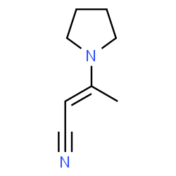 2-Butenenitrile,3-(1-pyrrolidinyl)-(9CI) picture