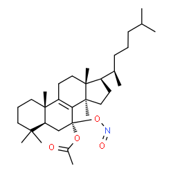 7β-(Nitrosooxy)lanost-8-en-7α-ol acetate picture