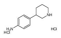 4-(3-Piperidyl)aniline Dihydrochloride structure