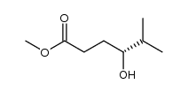 (R)-methyl 4-hydroxy-5-methylhexanoate Structure