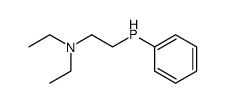 2-Diethylaminoethyl-phenylphosphin结构式