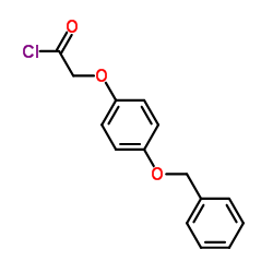 2-[4-(Phenylmethoxy)phenoxy]acetyl chloride结构式