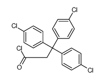3,3,3-tris(p-chlorophenyl)propionyl chloride结构式