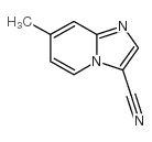 3-Cyano-7-methylimidazo(1,2-a)pyridine结构式