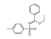 ethyl N-(4-methylphenyl)sulfonylbenzenecarboximidate Structure