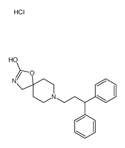 8-(3,3-diphenylpropyl)-1-oxa-3,8-diazaspiro[4.5]decan-2-one,hydrochloride Structure