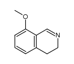 8-methoxy-3,4-dihydroisoquinoline Structure