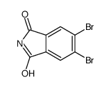 5, 6-二溴邻苯二甲酰亚胺结构式