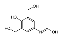 N-[4-hydroxy-3,5-bis(hydroxymethyl)phenyl]formamide结构式