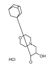 1-(1-adamantylmethoxy)-3-morpholin-4-ylpropan-2-ol,hydrochloride结构式