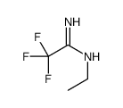 N'-ethyl-2,2,2-trifluoroethanimidamide结构式