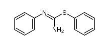 1,2-diphenyl-isothiourea Structure