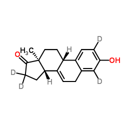 Equilin-2,4,16,16-d4 Structure