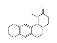 1-Methyl-2-oxo-2,3,4,4a,5,6,7,8,9,10,11-decahydrotetraphen结构式
