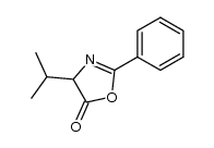 2-phenyl-4-iso-propyl-4H-oxazolin-5-one Structure