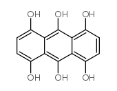 Dihydro-1,4,5,8-tetrahydroxyanthraquinone Structure