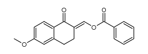 2-benzoyloxymethylene-6-methoxy-1-Tetralone结构式