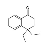 4.4-Diethyl-tetralon结构式