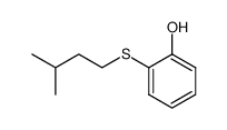 o-(Isopentylthio)phenol structure