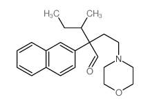 4-Morpholinebutanal, a-(1-methylpropyl)-a-2-naphthalenyl-结构式
