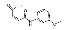 4-(3-methoxyanilino)-4-oxobut-2-enoic acid structure