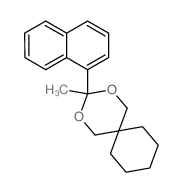 2,4-Dioxaspiro[5.5]undecane,3-methyl-3-(1-naphthalenyl)-结构式