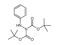 N-PHENYLHYDRAZINE, N',N'-BIS-BOC PROTECTED结构式