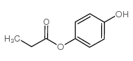 丙酸4-羟基苯酯结构式