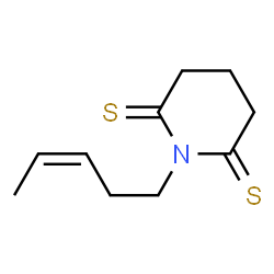 2,6-Piperidinedithione,1-(3-pentenyl)- (9CI)结构式