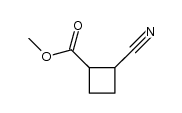 methyl 2-cyanocyclobutanecarboxylate Structure