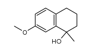 7-methoxy-1-methyl-1,2,3,4-tetrahydronaphthalen-1-ol Structure