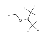 N-ethoxy-bis(trifluoromethyl)-amine结构式
