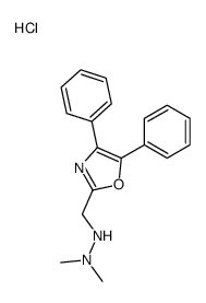 2-[(4,5-diphenyl-1,3-oxazol-2-yl)methyl]-1,1-dimethylhydrazine,hydrochloride Structure