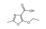 5-乙氧基-2-甲基噁唑-4-羧酸结构式