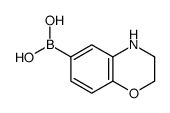 (3,4-二氢-2H-苯并[b][1,4]噁嗪-6-基)硼酸结构式