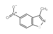 3-甲基-5-硝基苯并[d]异噻唑结构式