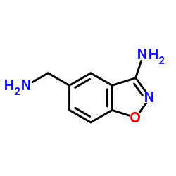 5-(aminomethyl)-1,2-benzoxazol-3-amine Structure